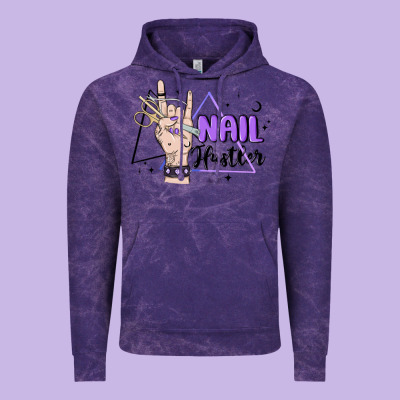 Nail Hustler Vintage Hoodie Designed By Maliassmallbusiness