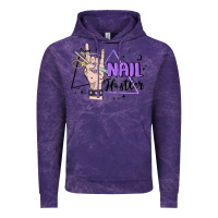 Cloud Purple nail hustler Vintage Hoodie - MaliasSmallBusiness