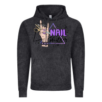 Vintage Black nail hustler Vintage Hoodie - MaliasSmallBusiness