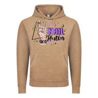 Vintage Coffee nail hustler Vintage Hoodie - MaliasSmallBusiness