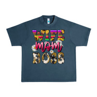 Midnight Navy wife mom boss daisy Urban Heavy Tee - NancyCooperArtShop