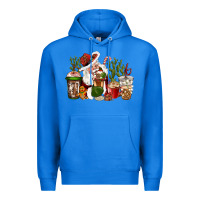 True Royal western santa cowboy coffe cups christmas Premium Hoodie - CowGirlArtShop