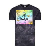 Cloud Black just breathe Vintage Tee - MaliasSmallBusiness