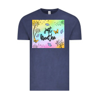 Vintage Denim just breathe Vintage Tee - MaliasSmallBusiness