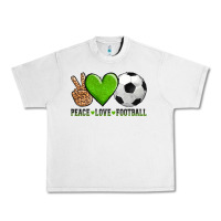Lunar Rock peace love soccer Urban Heavy Tee - AdoDesignShop