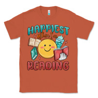 Copper happiest when i'm reading Classic Tee - MaliasSmallBusiness