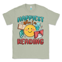 Matcha happiest when i'm reading Classic Tee - MaliasSmallBusiness
