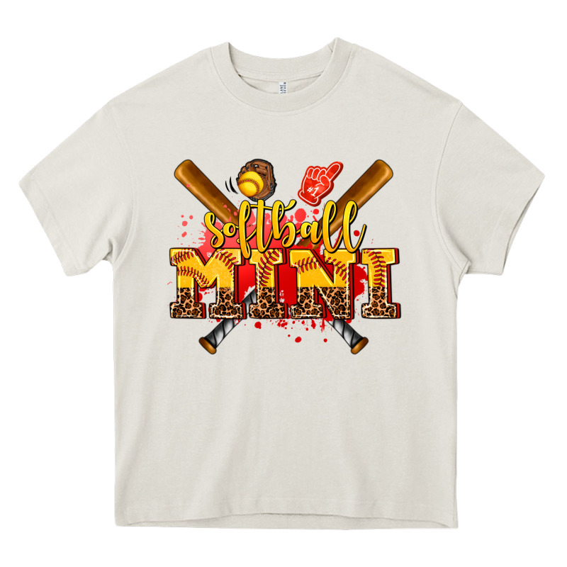 Softball Mini Heavy Core Tee by AdoDesignShop | Teevron