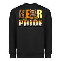 Black Western Bear Pride LGBTQ+ Heavyweight Sweatshirt - BundleAndBundleShop