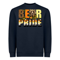 Navy Western Bear Pride LGBTQ+ Heavyweight Sweatshirt - BundleAndBundleShop