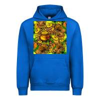 Cobalt St. Patrick's Chicken With Pot Of Gold Urban Hoodie - FaDigitalArtStudio
