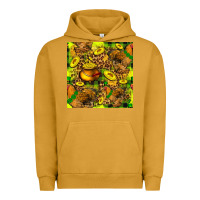 Pigment Peanut Butter St. Patrick's Chicken With Pot Of Gold Urban Hoodie - FaDigitalArtStudio