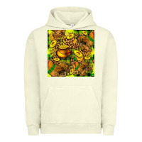 Pigment Pistachio St. Patrick's Chicken With Pot Of Gold Urban Hoodie - FaDigitalArtStudio