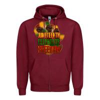 Juneteenth Celebrate Freedom Zipper Hoodie | Teevron