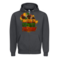 Smoke juneteenth celebrate freedom Zipper Hoodie - NancyCooperArtShop