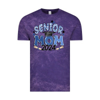 Cloud Purple senior mom 2024 Vintage Tee - MaliasSmallBusiness