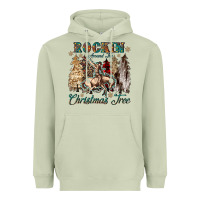 Matcha rockin around the christmas tree Heavyweight Hoodie - CowGirlArtShop