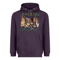 Plum rockin around the christmas tree Heavyweight Hoodie - CowGirlArtShop