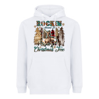 White rockin around the christmas tree Heavyweight Hoodie - CowGirlArtShop