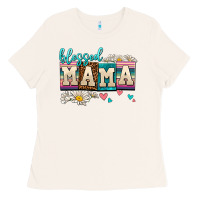 Daisy Blessed Mama Ladies Tee | Teevron