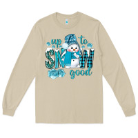 Mushroom up to snow good and cute snowman Long Sleeve Tee - BundleAndBundleShop