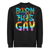Black Western Born This Gay Heavyweight Sweatshirt - BundleAndBundleShop