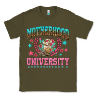 Army Green motherhood university with coffee Classic Tee - NancyCooperArtShop