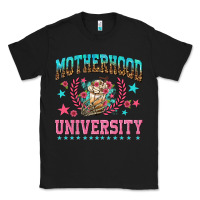 Black motherhood university with coffee Classic Tee - NancyCooperArtShop