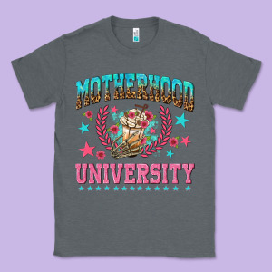 Motherhood University With Coffee Classic Tee Designed By Nancycooperartshop