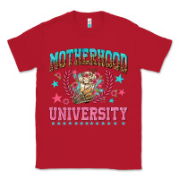 Red motherhood university with coffee Classic Tee - NancyCooperArtShop