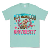 Seafoam motherhood university with coffee Classic Tee - NancyCooperArtShop