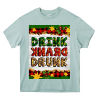 Arona Christmas Drink Drank Drunk Heavy Core Tee - Artiststas
