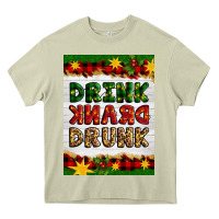 Mossy Christmas Drink Drank Drunk Heavy Core Tee - Artiststas