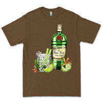 Cacao gin tonic bottle and cocktail Premium Tee - AdoDesignShop