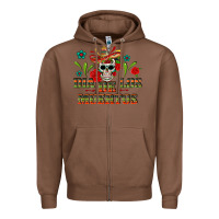 Chestnut Dia De Los Muertos Zipper Hoodie - texasbilliewilder