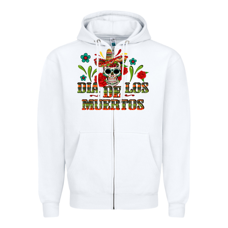 Dia De Los Muertos Zipper Hoodie by texasbilliewilder | Teevron