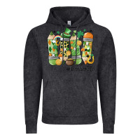 Vintage Black retro patricks day teacher life Vintage Hoodie - MaliasSmallBusiness