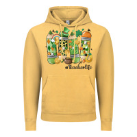 Vintage Mustard retro patricks day teacher life Vintage Hoodie - MaliasSmallBusiness