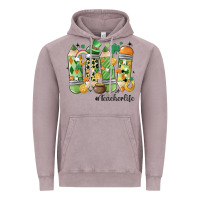 Vintage Zinc retro patricks day teacher life Vintage Hoodie - MaliasSmallBusiness