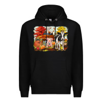 Black fall farm animals Premium Hoodie - CowGirlArtShop