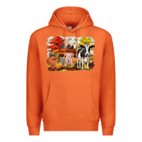 Carrot fall farm animals Premium Hoodie - CowGirlArtShop