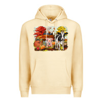 Pina Colada fall farm animals Premium Hoodie - CowGirlArtShop