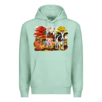 Seafoam fall farm animals Premium Hoodie - CowGirlArtShop