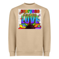 Mushroom Everyone Deserves Love Pride LGBTQ+ Tumbler Heavyweight Sweatshirt - BundleAndBundleShop