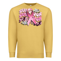 Antique Gold survivor breast cancer Premium Sweatshirt - CowGirlArtShop