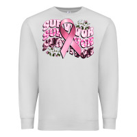 Dove Grey survivor breast cancer Premium Sweatshirt - CowGirlArtShop