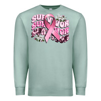 Seafoam survivor breast cancer Premium Sweatshirt - CowGirlArtShop