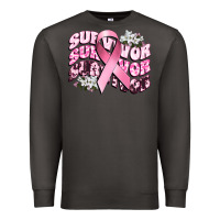 Smoke survivor breast cancer Premium Sweatshirt - CowGirlArtShop