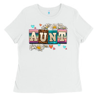 White daisy aunt Ladies Tee - AdoDesignShop