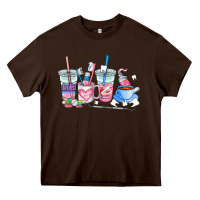 Chocolate Brown dentist coffee cups Heavy Core Tee - AdoDesignShop